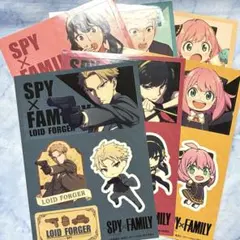 SPY×FAMILY　スパイファミリー　ローソン　ノベルティ　ステッカー　6枚