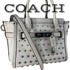 【美品】 COACH コーチ ショルダーバッグ スワッガー 2way