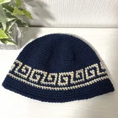 151クラシックハット☆クラッシャーハット☆バケットハット☆手編みニット帽