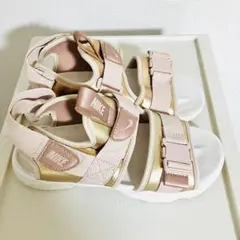 【美品】NIKE ナイキ キャニオンサンダル 24.0 ピンクゴールドサンダル