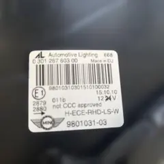 MINI 純正 ヘッドライト L本体 Automotive Lighting - メルカリ
