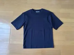 ユニクロU エアリズムコットンオーバーサイズTシャツ　XS ブラック