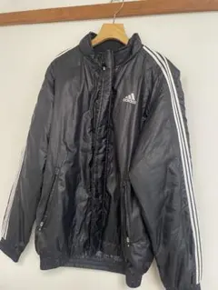 adidas ブラック ベンチコート ブルゾン　ダウン　M
