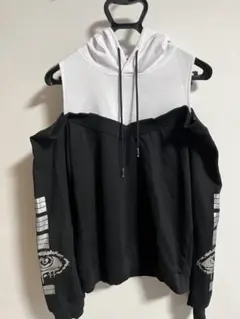 NieR CLOTHING オフショル パーカー