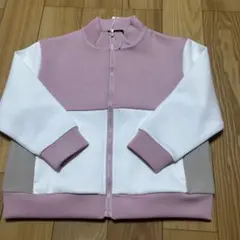 新品☆コムサイズム　ピンク系　マルチカラーブルゾン110㎝