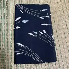 【洗い張り済】染小紋―８＜草花文＞正絹　反物