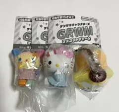 サンリオキャラクターズ　GRWMマスコットチャーム　キティ・ウサハナ・プリン