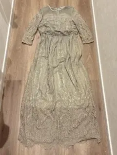 troisiemeCHACOお呼ばれドレス　オケージョンドレス　グリーンドレス