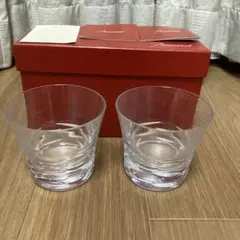 【Baccarat】 ロックグラス 2個セット(箱付き)