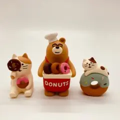 Decole concombreドーナツショップの仲間達3点セット【D-011】