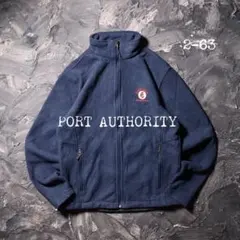 PORT AUTHORITY フリースジャケット　企業ロゴ　刺繍　フルジップ