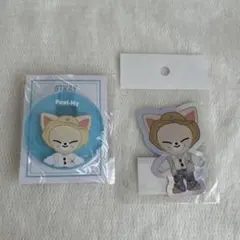 Stray Kids Foxl.Ny アクリルクリップ　ステッカー