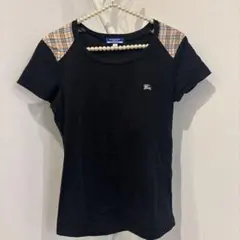 BURBERRY ブラック Tシャツ 38