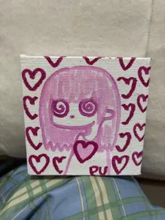イラスト 絵画 アート クレヨン 病みかわいい 闇かわいい - メルカリ
