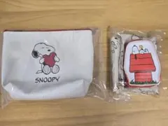 DHC　スヌーピー エコバッグとポーチ&ミラーセット