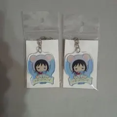 鬼滅の刃 きゃらっちゅ！ アクリルキーホルダー 冨岡義勇 着ぐるみ 2点