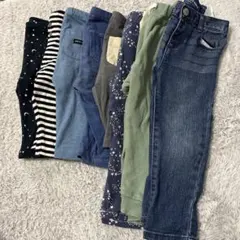 90cmプティマイン　ブリーズなど　パンツ まとめ売り 8点セット
