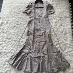 12/10まで SNIDELフロントボタンマーメイドワンピース