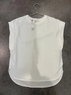 新品　GU　ジーユー　ドライフレンチスリーブチュニックのサムネイル