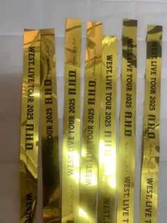 WEST. LIVE TOUR 2025 A.H.O 銀テープ WEST. LIVE TOUR 2025 A.H.O 銀テープ
