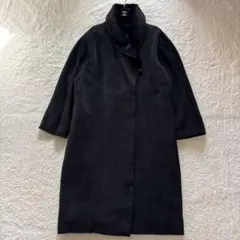 【未使用品】yoshie inaba ヨシエイナバ　裏地シルク　ノーカラーコート 未使用品】yoshie inaba ヨシエイナバ 裏地シルク ノーカラーコート