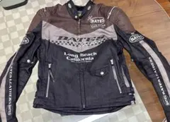BATES パンチングレザージャケット プロテクター ライダース 黒