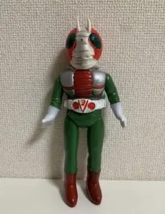 当時物】無版権パチ 仮面ライダーV3ソフビ 阿波踊り 新品、未開封品