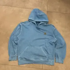 Carhartt ライトブルー パーカー M