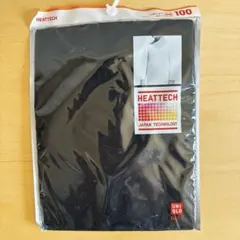 新品・未開封 ユニクロ ベビー ヒートテック UネックT 長袖 100 ブラック