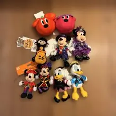 ディズニーハロウィン2016 ハロウィンコスチュームぬいぐるみ10体セット