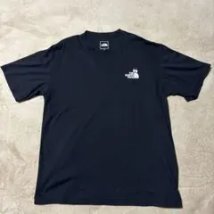 【美品】ザノースフェイス Tシャツ ズーピッカー 刺繍ロゴ ブラック Mサイズ