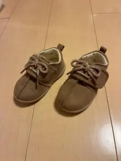 ★未使用品★ブラウン スエード ベビーシューズ 13.0cm