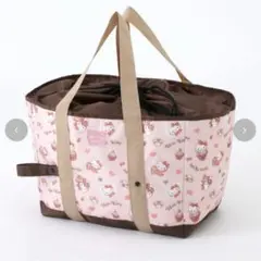 【最終値下げ／新品】ハローキティ　保冷ビッグトートバック　買い物かご保冷バック