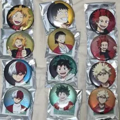 僕のヒーローアカデミメタリック缶バッジ ヒロアカ 東京タワー　　爆豪勝己 轟焦凍