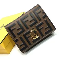 未使用✨希少 箱付 フェンディ F is FENDI ズッカ FF 二つ折り財布
