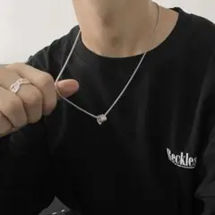 ネックレス シルバー シンプル カジュアル ヒップホップ