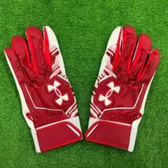 アンダーアーマー 　6001310　バッティング手袋　両手　一般用　レッド