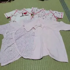 ベビー 新生児 短肌着 コンビ肌着 ロンパース セット まとめて 10枚