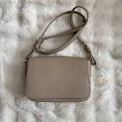 agnes b.ショルダーバッグ 「ベージュカラー」 最終値下げ