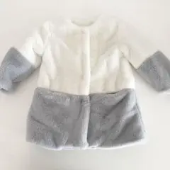 【値下げ】COMMECAISM キッズ服 アウター ファーコート 95cm