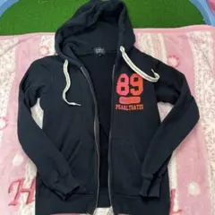 PEARLY GATES ブラック ジップアップパーカー サイズ0