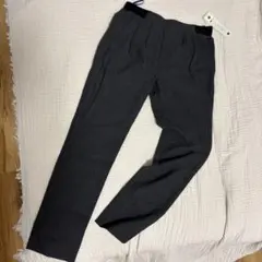 【新品】COMME CA MODELS テーパードパンツ チャコール