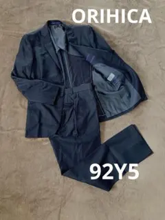 ORIHICAスーツ　セットアップ　黒ストライプ　92Y5