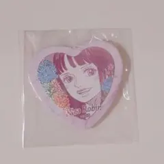 ワンピース ニコ・ロビン ハート缶バッジのサムネイル