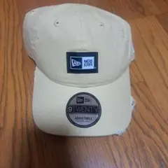 NEW ERA 9TWENTY ベージュキャップ 調整可能