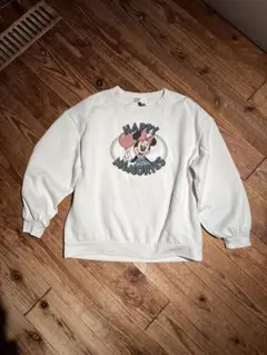 ミニーマウス　トレーナー　スウェット　ディズニー　L