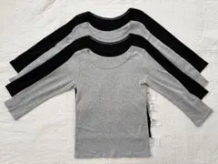 ユニクロ　コットンフライスインナーＴ　長袖　110