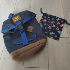 ディズニー トイストーリー キッズバッグ&巾着2点セット