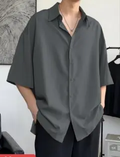 シーイン　メンズ　半袖シャツ