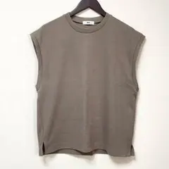 WEGO 針織感背心 無袖 圓領 素色 L